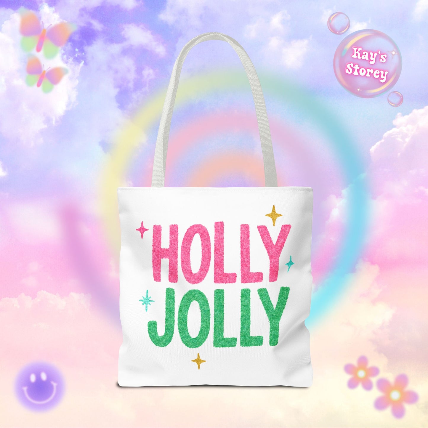 Holly Jolly Tote Bag