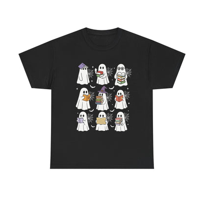Bookish Ghosts Tee - Halloween Gift