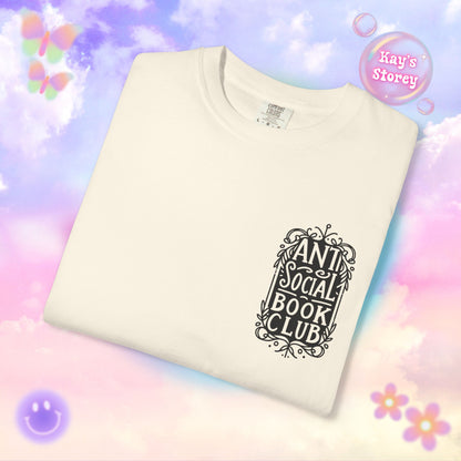 Anti Social Book Club Comfort Colors T-Shirt