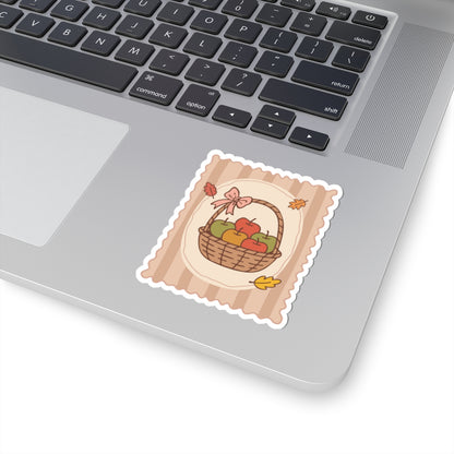 Apple Picking Sticker, Fall Planner Stickers, Book Lover Gifts, Autumn Sticker, Cozy Accessories, Seasonal Sticker