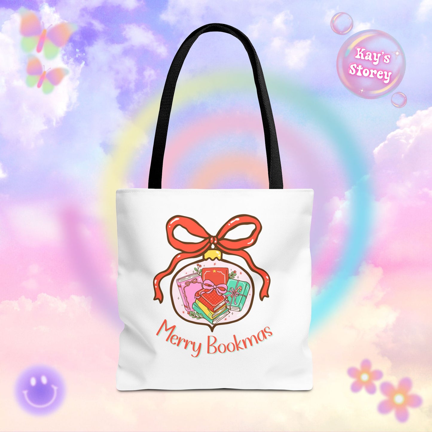 Merry Bookmas Tote Bag