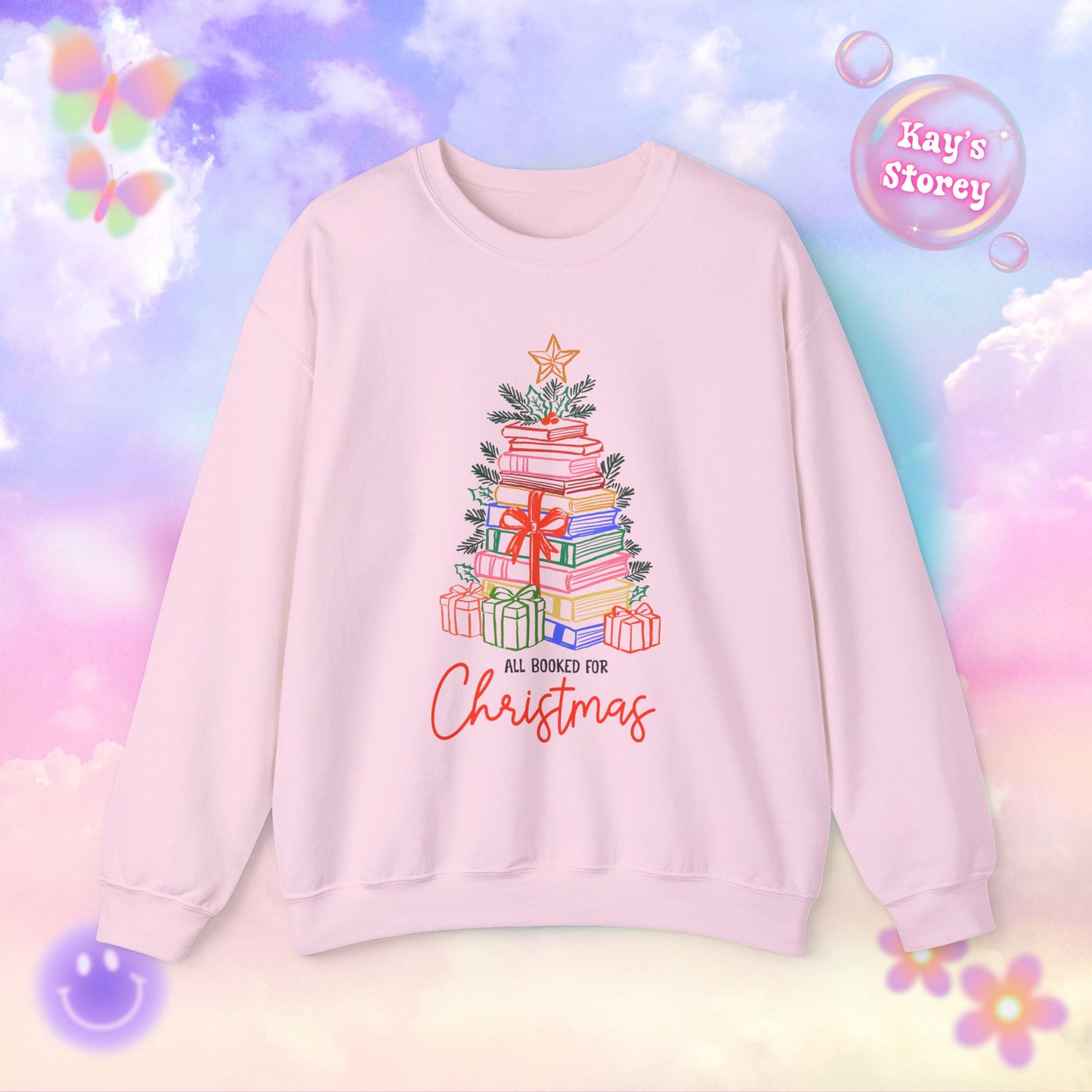 All Booked for Christmas Sweatshirt