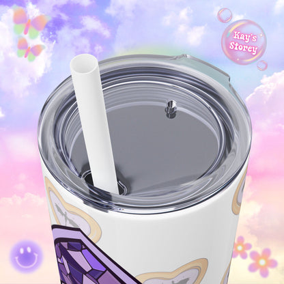 Fourth Wing Fantasy Tumbler, Romantasy Book Girl, Fourth Wing Fan Cup, Violent Little Thing Tumbler with Straw, 20oz