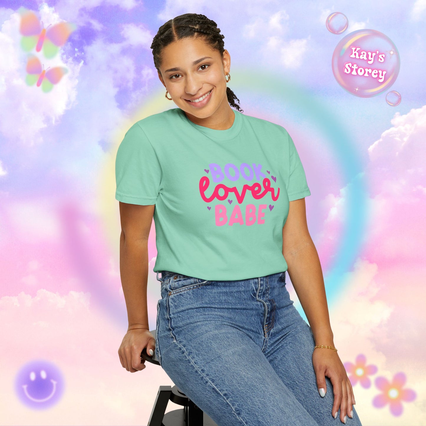 Book Lover Babe Comfort Colors T-Shirt