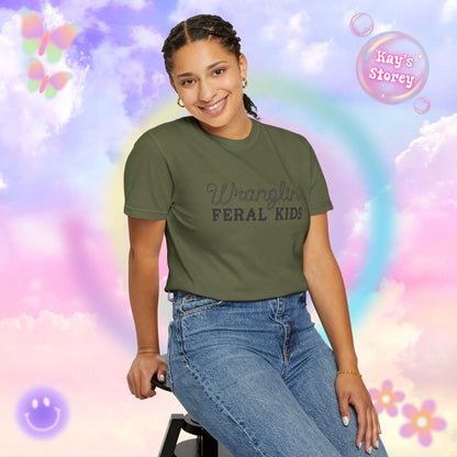 Wranglin' Feral Kids Comfort Colors T-Shirt