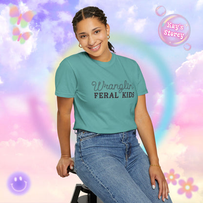 Wranglin' Feral Kids Comfort Colors T-Shirt