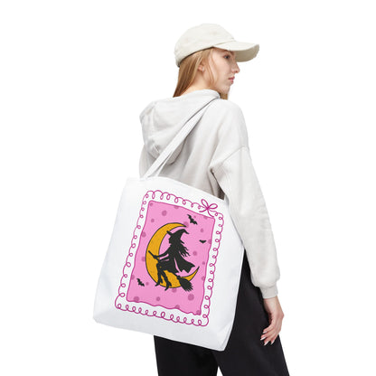 Spooky Season Witch Book Tote Bag
