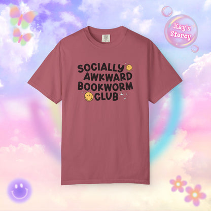 Socially Awkward Bookworm Club Comfort Colors T-Shirt