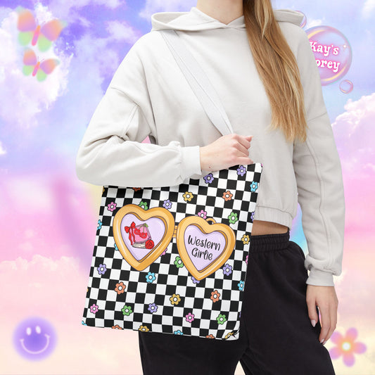 Western Girlie Tote Bag
