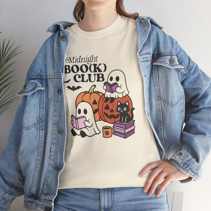 Halloween Midnight Boo(k) Club Tee - Bookish Gift