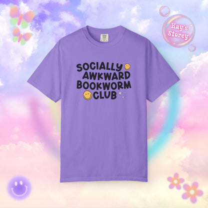 Socially Awkward Bookworm Club Comfort Colors T-Shirt
