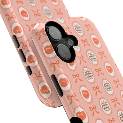 Coquette Book Heart Cake Phone Case - Bookish Gift for Avid Readers