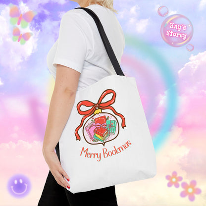 Merry Bookmas Tote Bag
