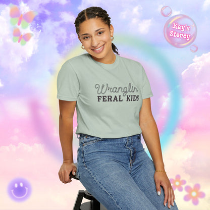 Wranglin' Feral Kids Comfort Colors T-Shirt