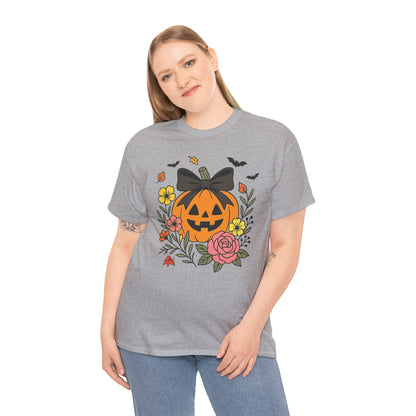 Cute Pumpkin Halloween Tee - Bookish Gift
