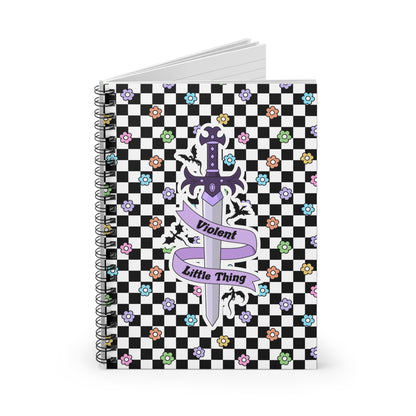 Violent Little Thing Spiral Notebook - Ruled Line