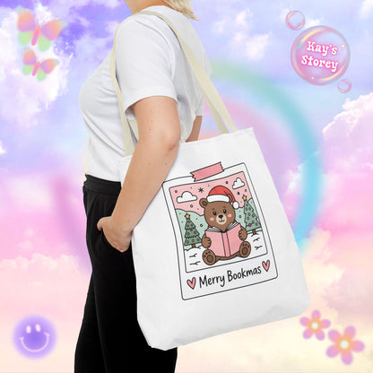 Merry Bookmas Tote Bag