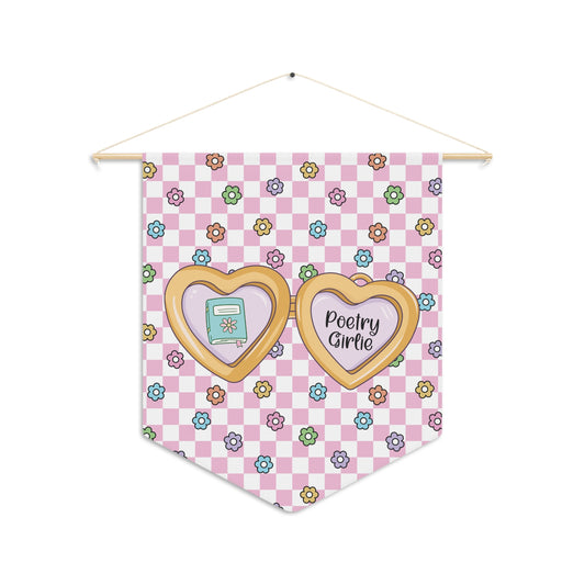 Pink Poetry Girlie Pennant