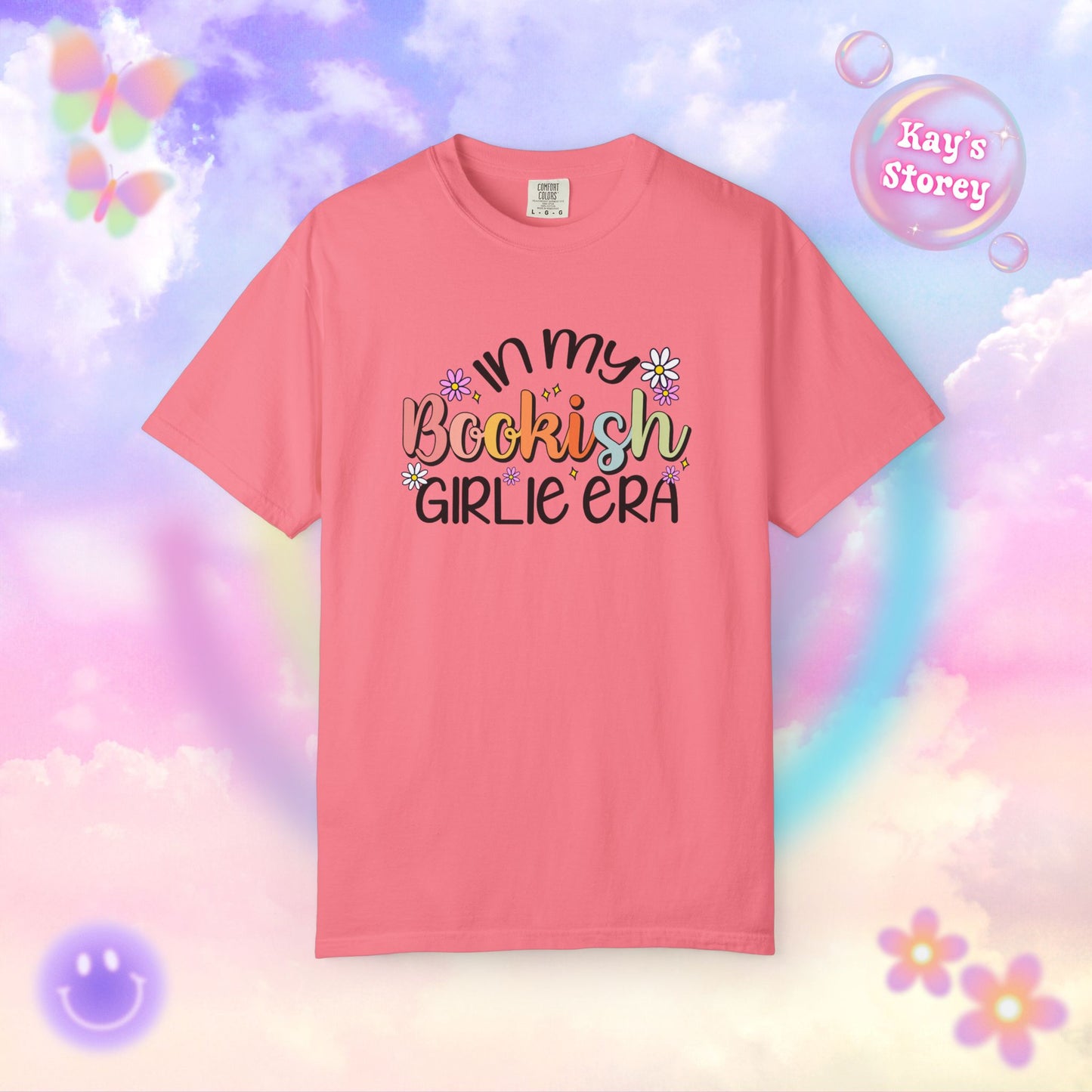 Bookish Girlie Era Comfort Colors T-Shirt