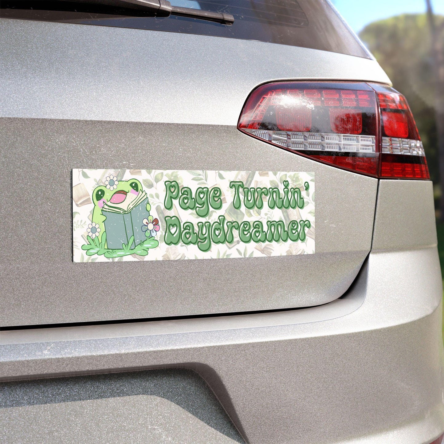 Page Turnin' Daydreamer Car Magnet
