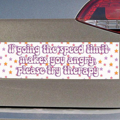 Please Try Therapy Car Magnet