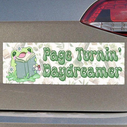 Page Turnin' Daydreamer Car Magnet